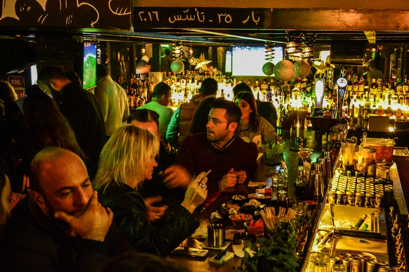 Bar 35 on Saturday Night